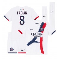 Camisa de Futebol Paris Saint-Germain Fabian Ruiz #8 Equipamento Secundário Infantil 2024-25 Manga Curta (+ Calças curtas)